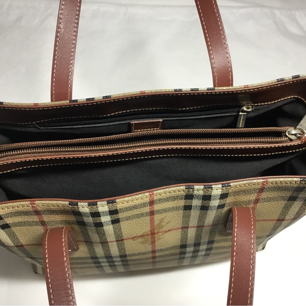 Authentic Burberry Triple Compartment Handbag - Picture 11 of 16